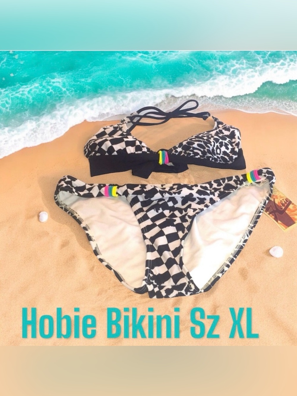 Hobie Halter/Hipster Bikini 👙 Size XL NWT